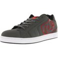 thumbnail image 1 of Men's Net Grey / Red Ankle-High Leather Skateboarding Shoe - 12M, 1 of 1