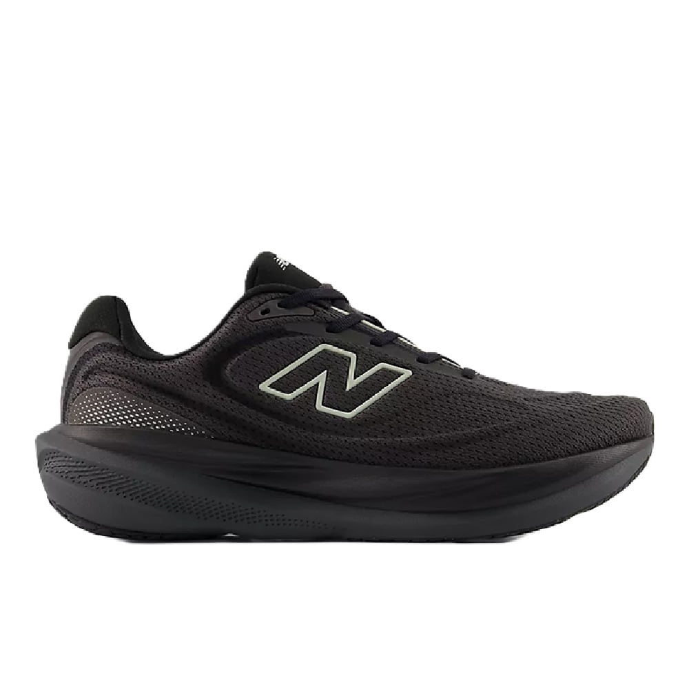 New Balance Men's 1080v15, Black / Faded Black / Olivine, 12, Standard