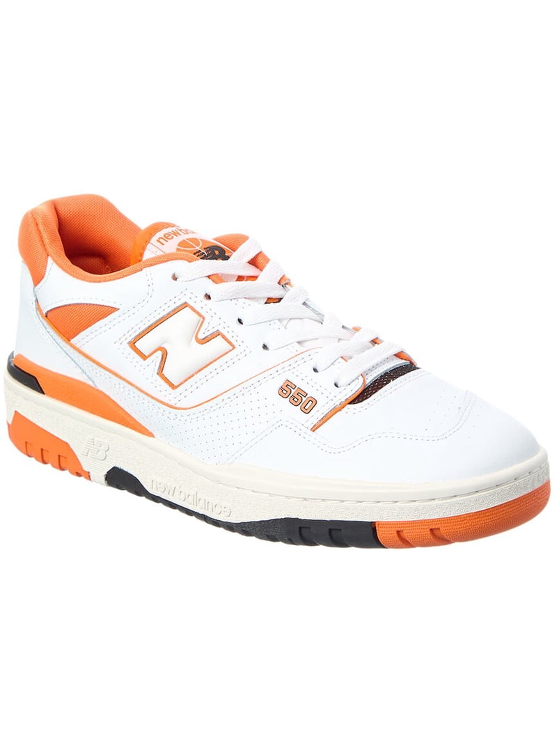 New Balance 550 Leather Sneaker, 10, Orange - Walmart.com