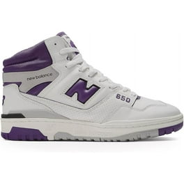 New Balance 327 sneakers in white and beige with light green