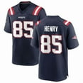 thumbnail image 1 of Men's New England Henry 85 Navy Stitched T-Shirts Sports Player Game Top, XX-Large, 1 of 1