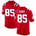 thumbnail image 1 of Men's New England Henry 85 Red Stitched T-Shirts Sports Player Game Top, Small, 1 of 1