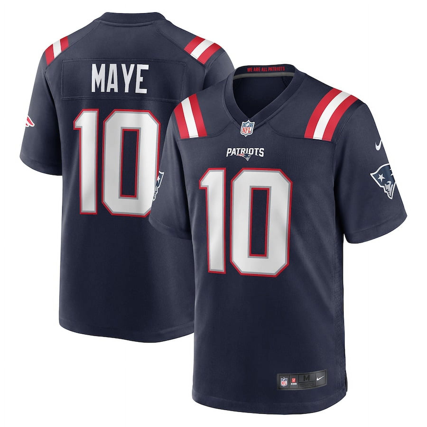 Men's New_England_Patriots Drake Maye Navy 2024 NFL Draft First Round