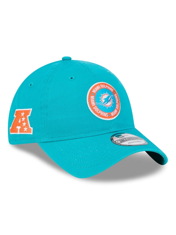Men's New Era Aqua Miami Dolphins 2024 Sideline 9TWENTY Adjustable Hat