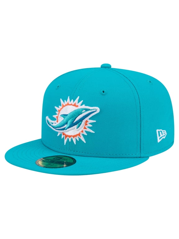 Men's New Era Aqua Miami Dolphins 59FIFTY Fitted Hat