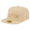 thumbnail image 1 of Men's New Era  Beige New York Jets Color Pack A-Frame 59FIFTY Fitted Hat, 1 of 5