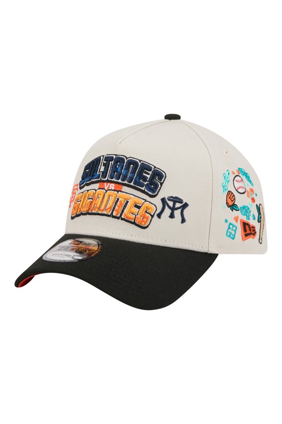 Men's New Era Beige San Francisco Giants vs. Monterrey Sultanes 2026 Matchup 9FORTY A-Frame Adjustable Hat