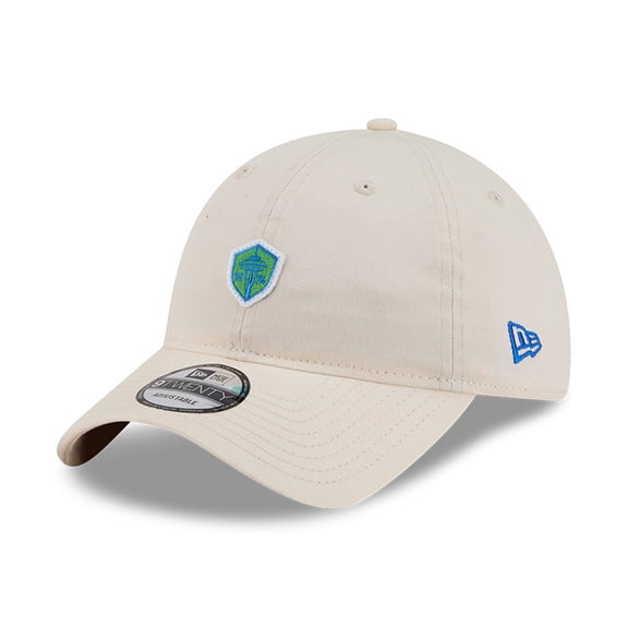 Men's New Era Beige Seattle Sounders FC Micro Team Logo 9TWENTY Adjustable Hat