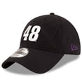 thumbnail image 1 of Men's New Era Black Alex Bowman Enzyme Washed 9TWENTY Adjustable Hat, 1 of 4
