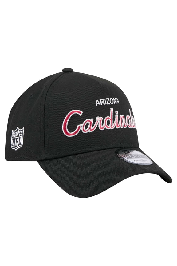 Men's New Era Black Arizona Cardinals Smith 9FORTY Adjustable hat