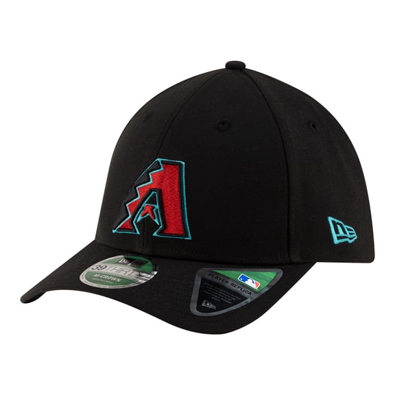 Men's New Era Black Arizona Diamondbacks Alternate Player Replica 39THIRTY M-Crown Flex Hat