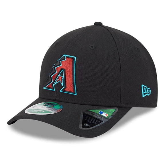 Men's New Era Black Arizona Diamondbacks Player Replica 9FORTY Adjustable Hat