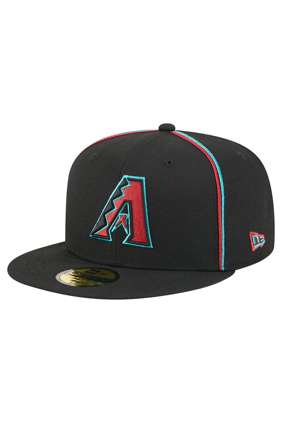 Men's New Era Black Arizona Diamondbacks Soutache 59FIFTY Fitted Hat