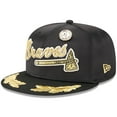 thumbnail image 1 of Men's New Era  Black Atlanta Braves 2025 59FIFTY Day Gold Leaf 59FIFTY Fitted Hat, 1 of 5