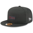 thumbnail image 1 of Men's New Era Black Atlanta Falcons 2025 Sideline  Split Panel 9FIFTY Snapback Hat, 1 of 5