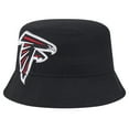 thumbnail image 1 of Men's New Era Black Atlanta Falcons Helmet Bucket Hat, 1 of 4