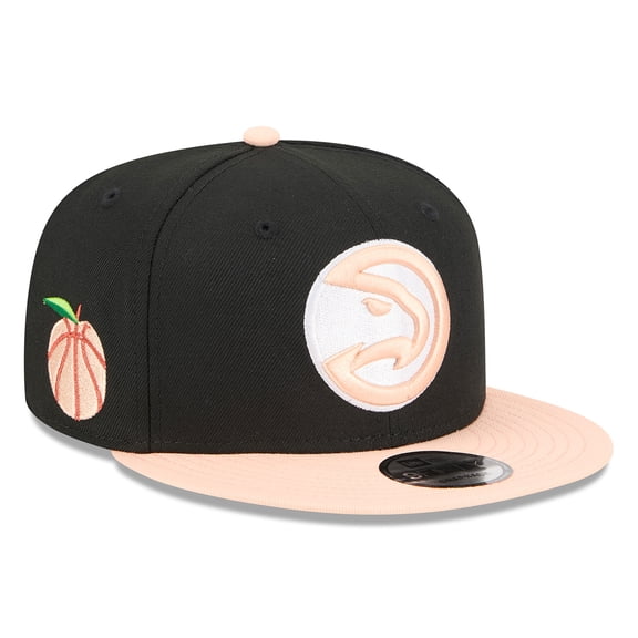 Men's New Era Black Atlanta Hawks 2025/26 City Edition Alternate 9FIFTY Snapback Hat