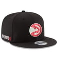 thumbnail image 1 of Men's New Era  Black Atlanta Hawks 2026 NBA Playoffs 9FIFTY Snapback Hat, 1 of 4