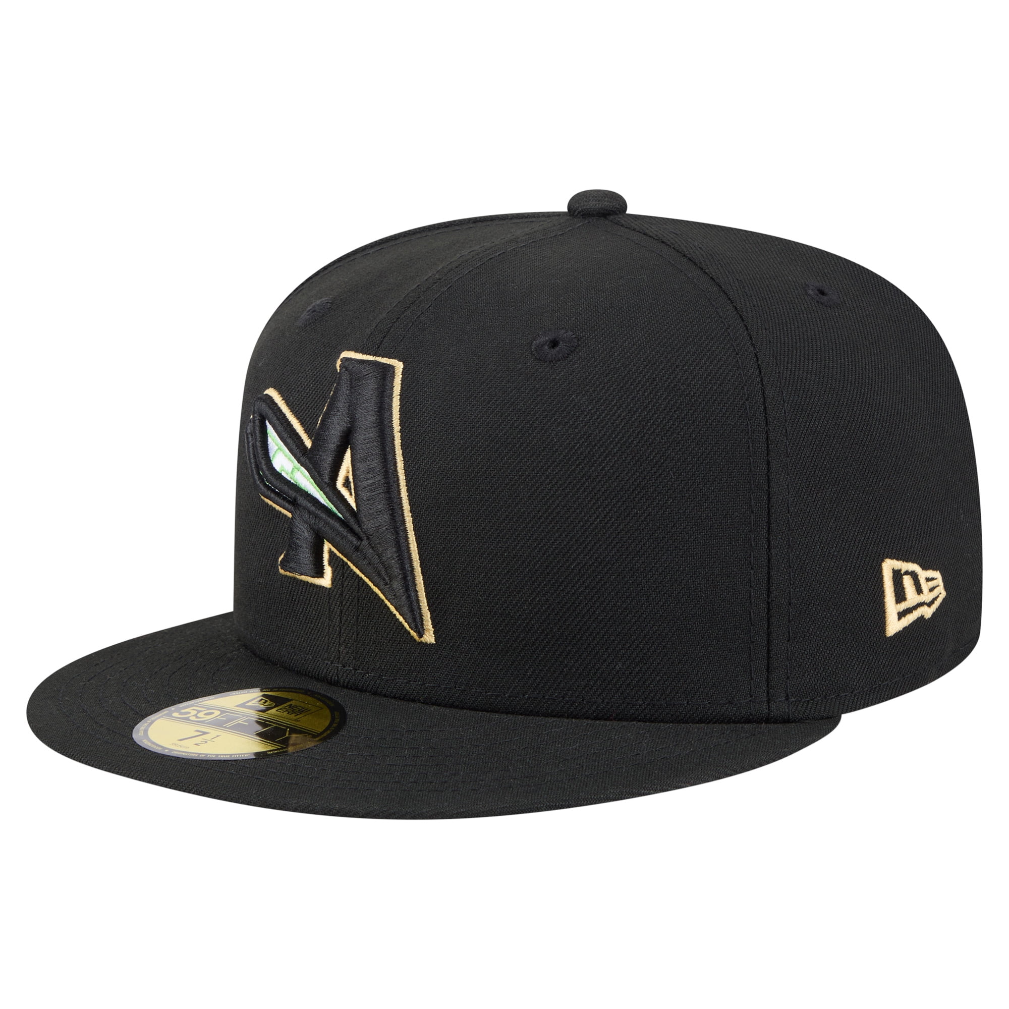Men's-New Era Black Augusta GreenJackets Authentic Collection 59FIFTY ...