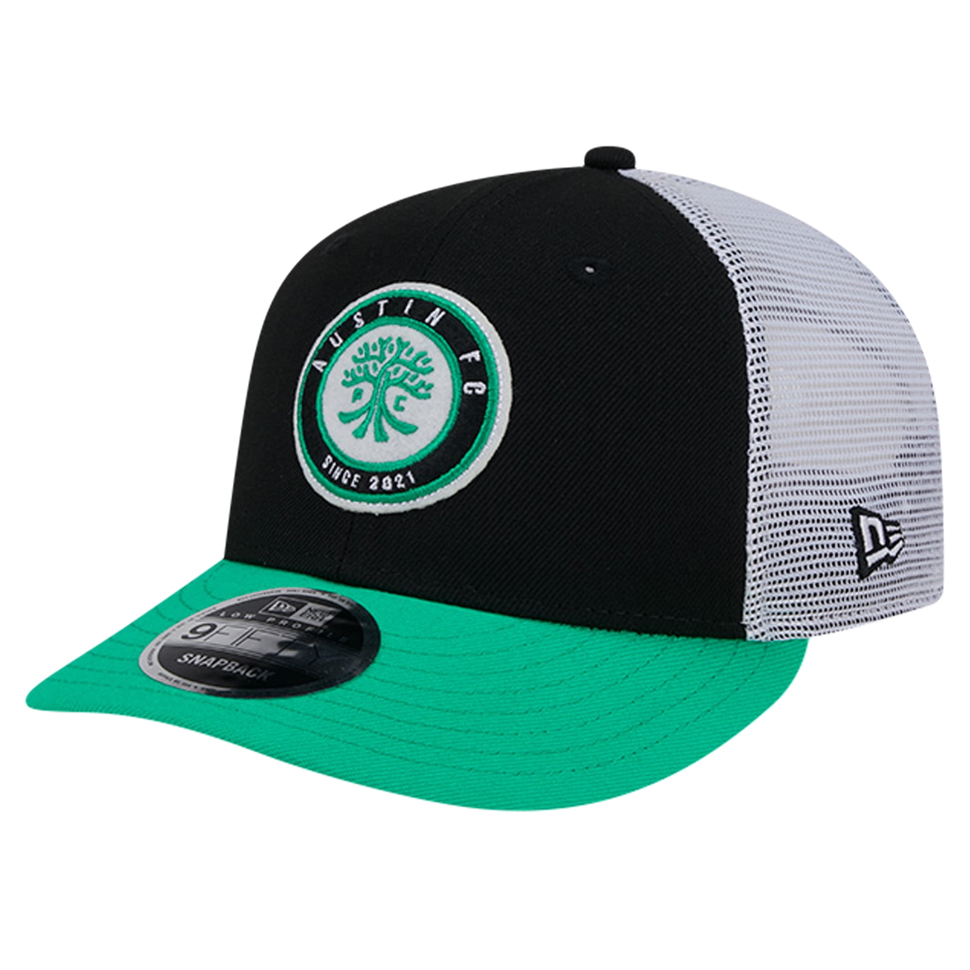 Men's New Era Black Austin FC Throwback Trucker Low Profile 9FIFTY