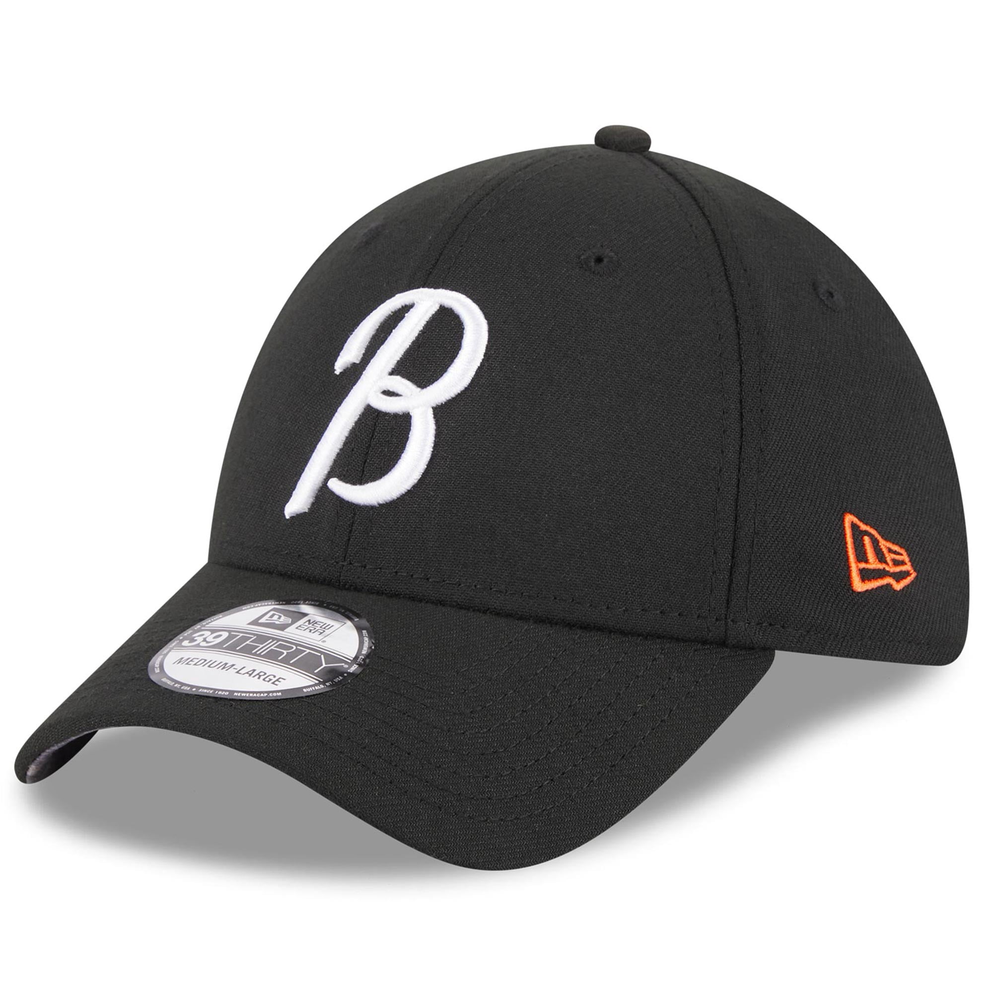 Men's New Era Black Baltimore Orioles 2023 City Connect 39THIRTY Flex Hat