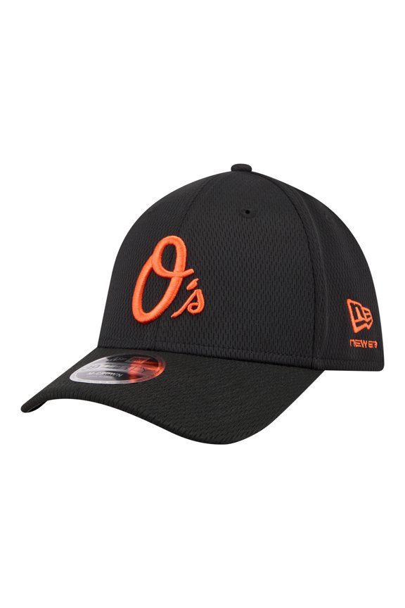 Men's New Era Black Baltimore Orioles Dash 39THIRTY Flex Hat