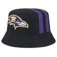 thumbnail image 1 of Men's New Era Black Baltimore Ravens Helmet Bucket Hat, 1 of 4