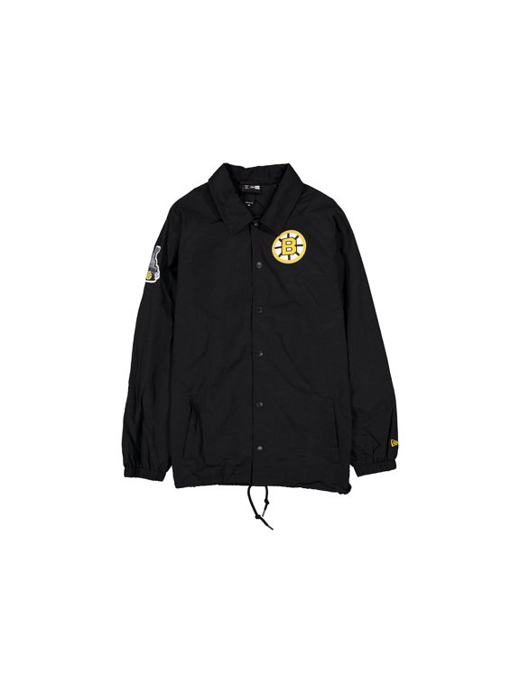 Men's New Era Black Boston Bruins Champs Full-Snap Jacket