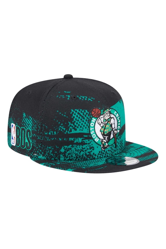 Men's New Era Black Boston Celtics Tip-Off 9FIFTY Snapback Hat
