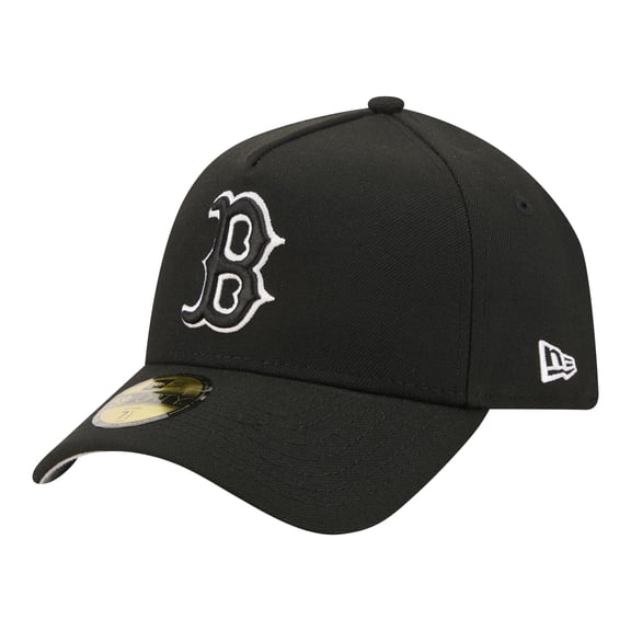 Men's New Era  Black Boston Red Sox A-Frame 59FORTY Fitted Hat