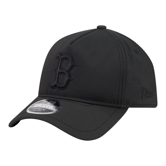 Men's New Era Black Boston Red Sox Injection Apex 9FORTY Adjustable Hat