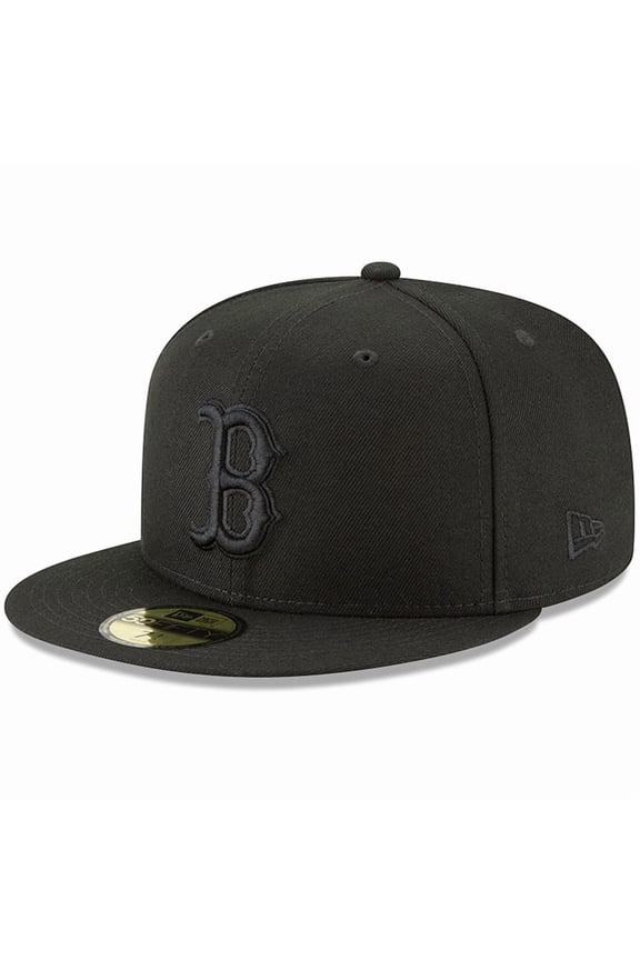 Men's New Era Black Boston Red Sox Primary Logo Basic 59FIFTY Fitted Hat