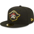 thumbnail image 1 of Men's New Era Black Bradenton Marauders Authentic Collection 59FIFTY Fitted Hat, 1 of 6