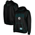 thumbnail image 1 of Men's New Era Black Brooklyn Nets 2023/24 City Edition Satin Stitch Elite Pack Pullover Hoodie, 1 of 3