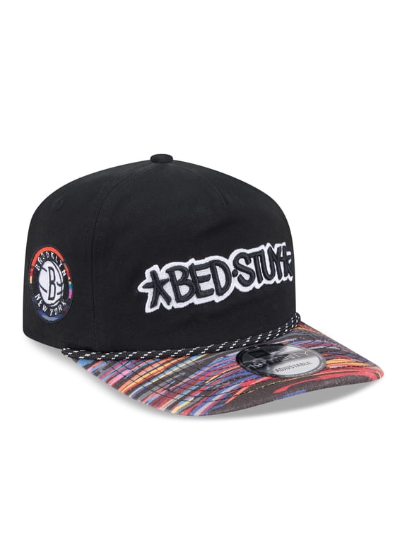 Men's New Era Black Brooklyn Nets 2025/26 City Edition 19TWENTY Adjustable Hat