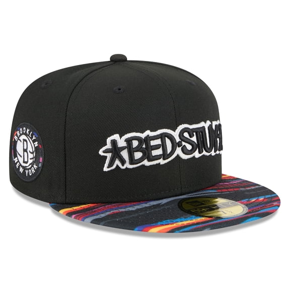 Men's New Era Black Brooklyn Nets 2025/26 City Edition 59FIFTY Fitted Hat