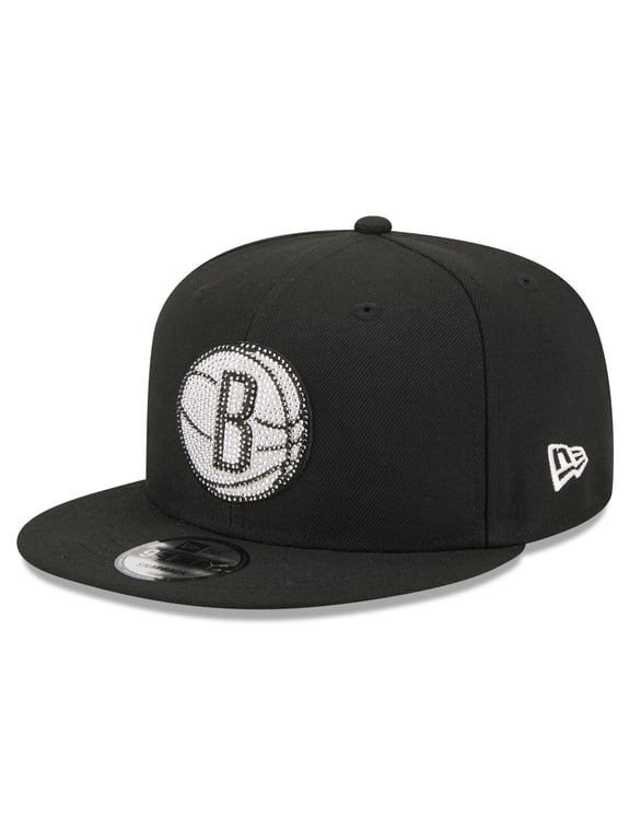 Men's New Era Black Brooklyn Nets 2026 NBA Draft Crystal 9FIFTY Snapback Hat
