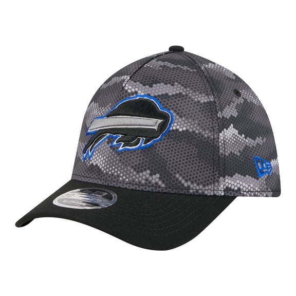 Men's New Era Black Buffalo Bills Camo A-Frame 39THIRTY Flex Hat