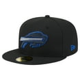 thumbnail image 1 of Men's New Era  Black Buffalo Bills Color Pop 59FIFTY Fitted Hat, 1 of 5