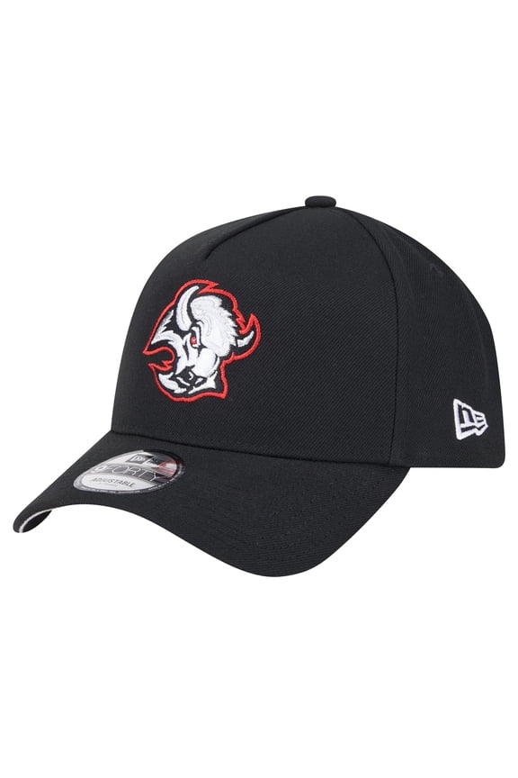 Men's New Era Black Buffalo Sabres Core A-Frame 9FORTY Adjustable Hat
