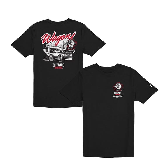 Men's New Era Black Buffalo Sabres Wagon Defender T-Shirt