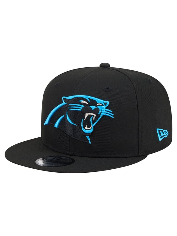Men's New Era Black Carolina Panthers 9FIFTY Snapback Hat