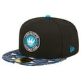 thumbnail image 1 of Men's New Era Black Charlotte FC Element Tech Pack 59FIFTY Fitted Hat, 1 of 5