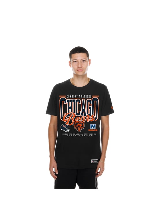 Men's New Era Black Chicago Bears Combine Authentic T-Shirt