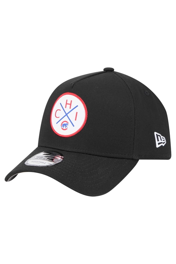 Men's New Era Black Chicago Cubs 9FORTY A-Frame Adjustable Hat