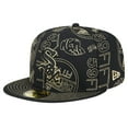 thumbnail image 1 of Men's New Era Black Chicago White Sox 59FIFTY Day Allover Fitted Hat, 1 of 5
