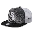 thumbnail image 1 of Men's New Era Black Chicago White Sox Court Sport 9FIFTY Snapback Hat, 1 of 6