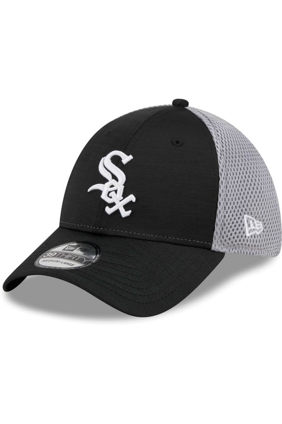 Men's New Era Black Chicago White Sox Neo 39THIRTY Flex Hat