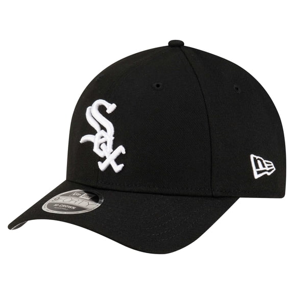 Men's New Era Black Chicago White Sox Player Replica 9FORTY Adjustable Hat