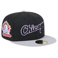 thumbnail image 1 of Men's New Era Black Chicago White Sox  Retro Spring Training 59FIFTY Fitted Hat, 1 of 6